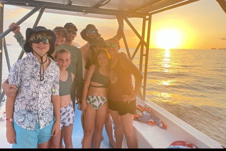 Golden Hour Snorkeling in Playa Flamingo: Private Sunset Boat Tour