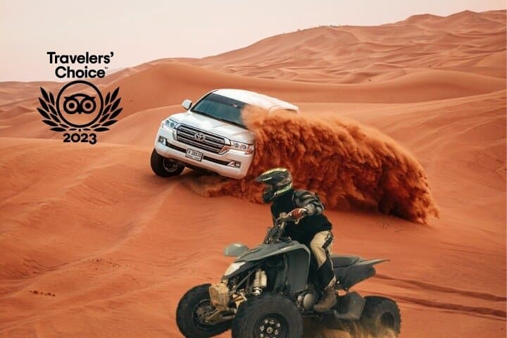 Red Dune Desert Safari in Dubai: Quad Bikes, Dune Bashing & Sunset BBQ