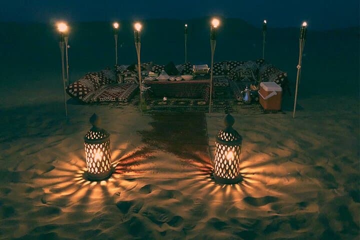 Private Romantic Dune Dinner in Jeddah — Stargazing & Luxury Desert BBQ