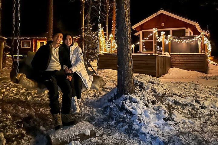 Private Aurora Chase in Rovaniemi — Car & Snow Scooter Adventure photo 5