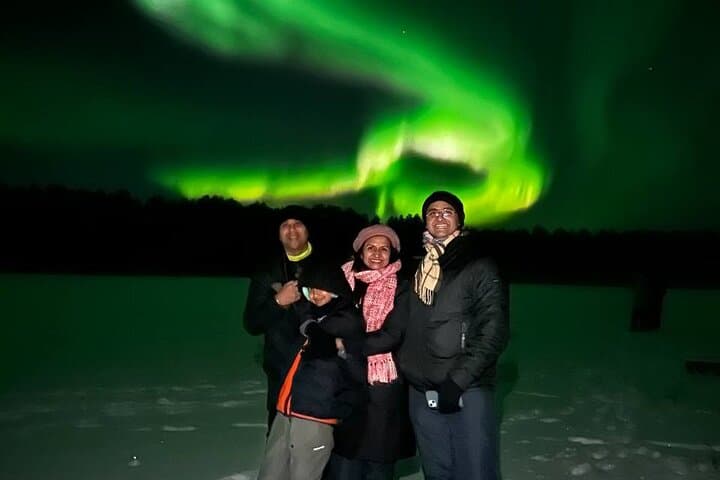 Private Aurora Chase in Rovaniemi — Car & Snow Scooter Adventure photo 6