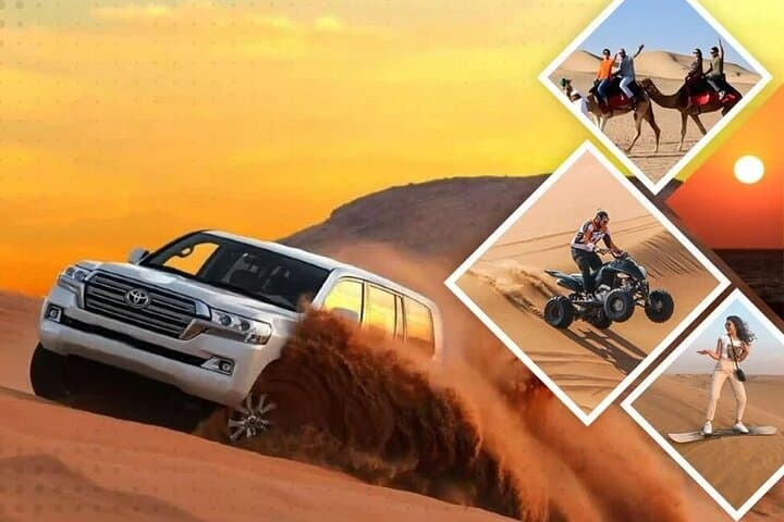 Doha Half-Day Desert Safari: Dune Bashing, Sandboarding & Camel Ride