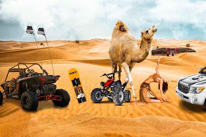 Half-Day Desert Safari from Doha: Dune Bashing, Sandboarding & Inland Sea photo 1