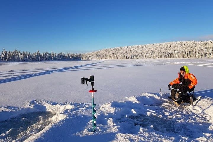 Ice Fishing for Arctic Char in Älvdalen: Guided Wilderness Day Trip photo 2