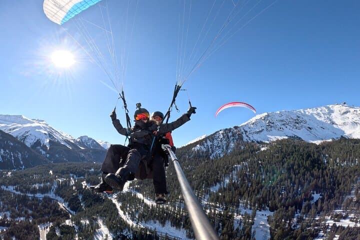 Soar Together Over Klosters: Tandem Paragliding for Two with Photos photo 6