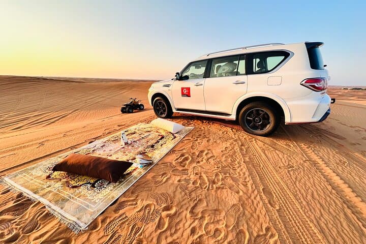Dubai Red Dunes Private Desert Safari with Sandboarding and Camel Ride