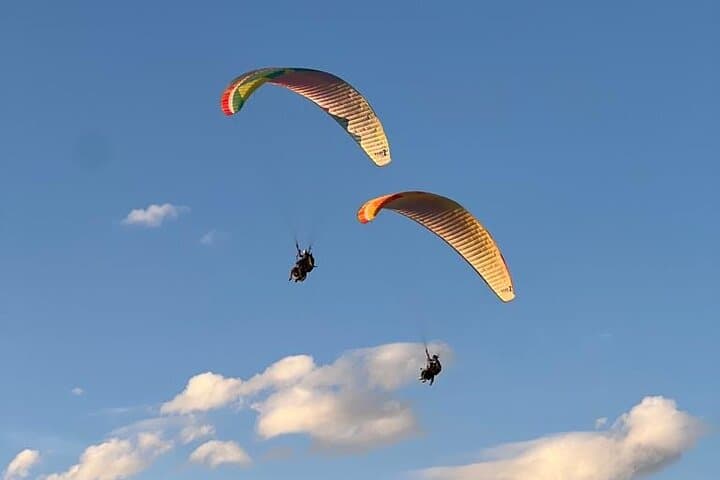 Tandem Paragliding Over Agafay Desert with Camel Ride from Marrakech