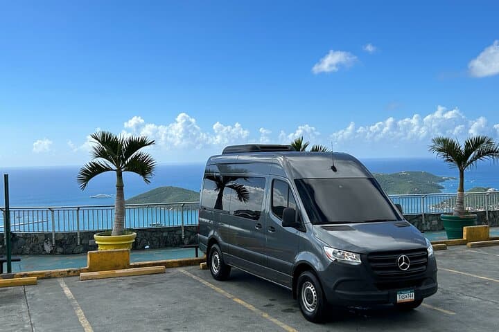 Private 3-Hour Luxury Mercedes Van Tour in Saint Thomas