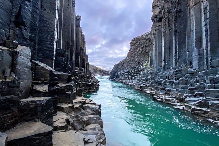 Stuðlagil Canyon and Vök Baths Day Tour: Basalt Columns, Turquoise River & Geothermal Soaks photo 3