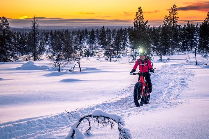 Guided Winter E‑Fatbike Ride to Urho Kekkonen Gates — Saariselkä 2-Hour Tour photo 3
