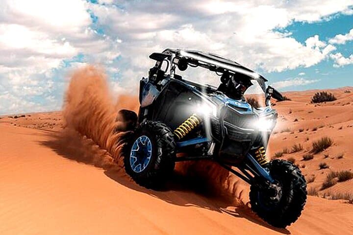 Can-Am 4-Seater Self-Drive, Camel Ride & Sand-Skiing — Dubai Desert Adventure