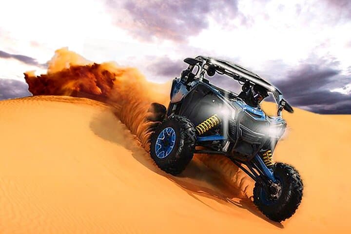 Dubai Can-Am 4-Seater Self-Drive: Camel Ride, Sand Skiing & Desert Sunset photo 2