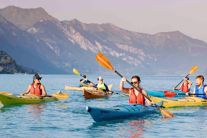 Paddle the Turquoise: Guided Kayak Tour on Lake Brienz from Bönigen photo 3