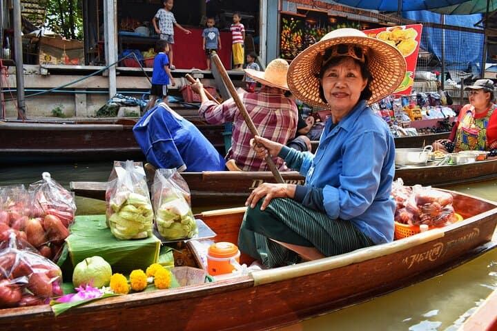 Full-Day Ayutthaya ATV and Bicycle Tour: Floating Market & Temple Highlights photo 4