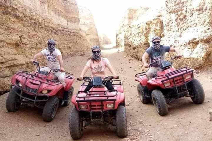 3-Hour Desert Quad Safari in Hurghada: Bedouin Village, Camel Ride & Sunset photo 3