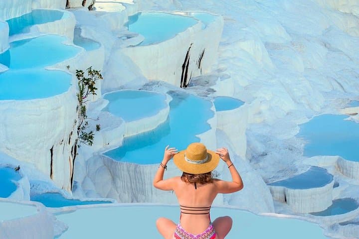 Alanya to Pamukkale Day Tour: Swim in Cleopatra Pool & Explore Hierapolis photo 1