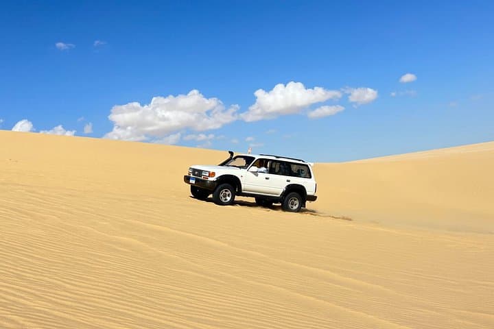 Wadi El Rayan Desert Safari: 4x4 Dunes, Camel Ride & Magic Lake from Cairo