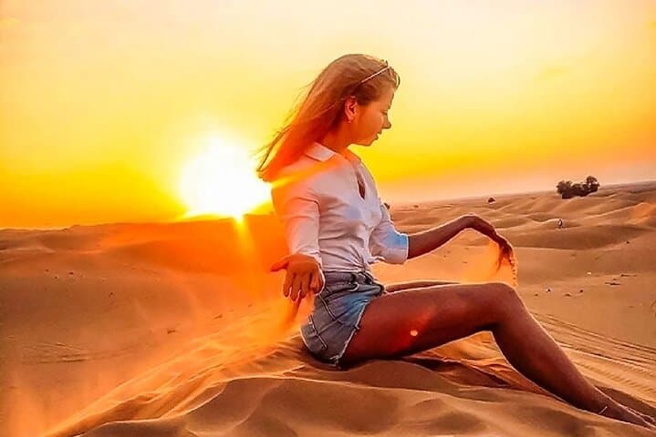 Sunrise Private Desert Safari Dubai: Camel Ride, Dune Bashing & Sandboarding photo 6
