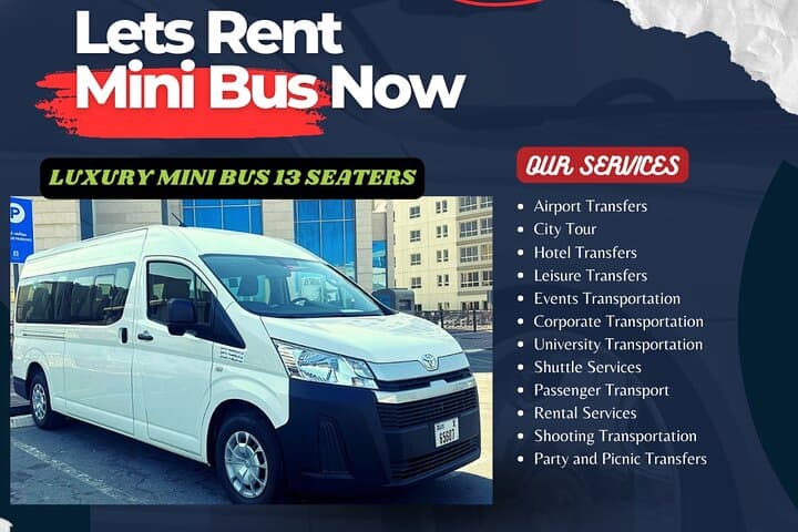 Private Van Rental in Dubai: Luxury 7–53 Seat Vans for Groups photo 6