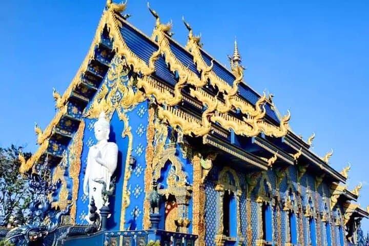 Chiang Rai Day Tour: White Temple, Blue Temple, Big Buddha & Singha Tea Plantation photo 3
