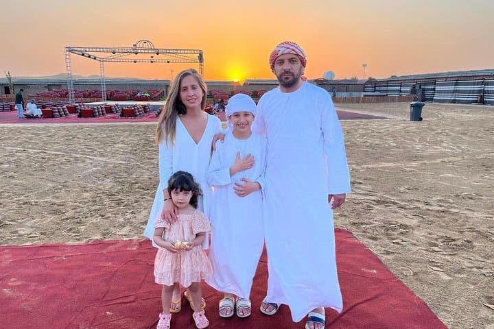 Dubai Red Desert Private Family Safari: Dune Bashing, Camel Rides & Bedouin Dinner photo 3