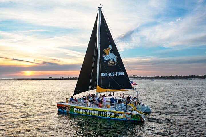 Panama City Beach Sunset Catamaran Sail: Two-Hour Evening Cruise on The Privateer