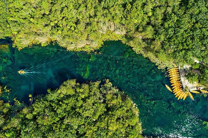 Explore Four Cenotes and a Mayan Community: Zip Lines, Snorkel & Jungle Views Near Playa del Carmen photo 1