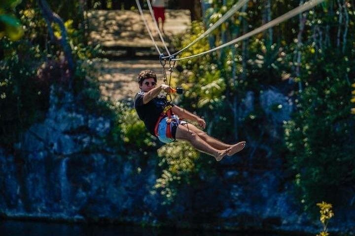 Explore Four Cenotes and a Mayan Community: Zip Lines, Snorkel & Jungle Views Near Playa del Carmen photo 3