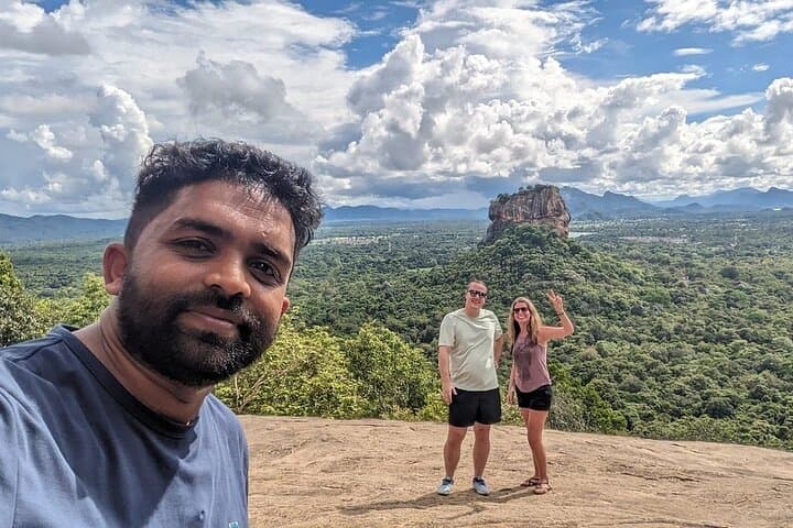Private Dambulla & Sigiriya Day Tour from Kandy — Dambulla Caves, Sigiriya Rock and Minneriya Elephant Safari