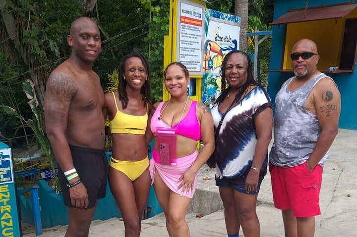 Blue Hole & Dunn's River Falls Day Tour — Rope Swings, Cliff Jumps & Waterfall Climbs in Ocho Rios photo 4
