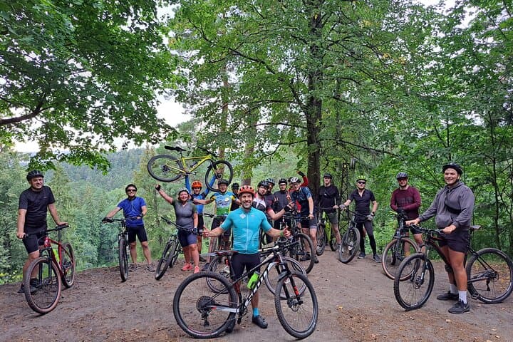 Vilnius Mountain Bike Tour to Pavilniai Regional Park — 22km Belmontas Loop