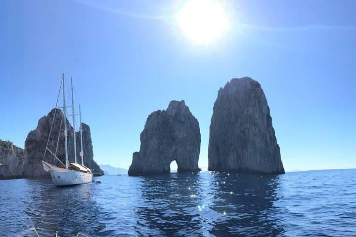 Sunset and Overnight Boat Stay at Capri's Faraglioni from Sorrento photo 5