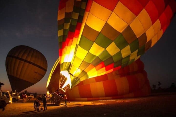 Hot Air Balloon Over Luxor: Sunrise Flight Above Temples photo 3
