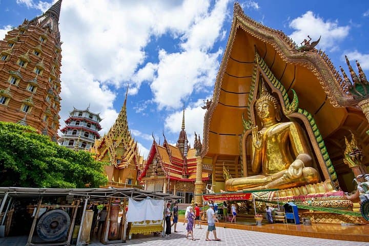 Private Custom Kanchanaburi Day Tour from Bangkok: Erawan Falls, River Kwai & Temples photo 1