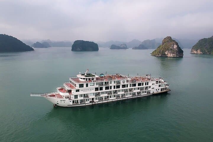 Ambassador Cruise: 2-Day Overnight Luxury on Ha Long Bay