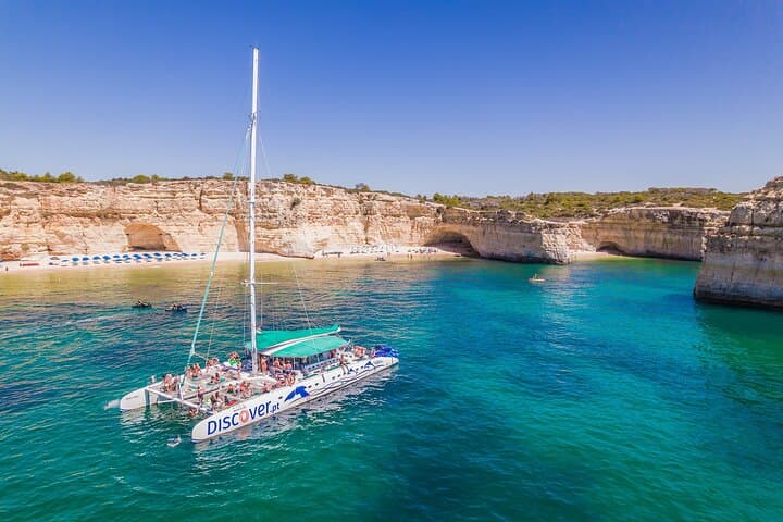 Benagil Catamaran Cruise from Portimão: Half-Day Sailing to Benagil Cave with Lunch photo 3