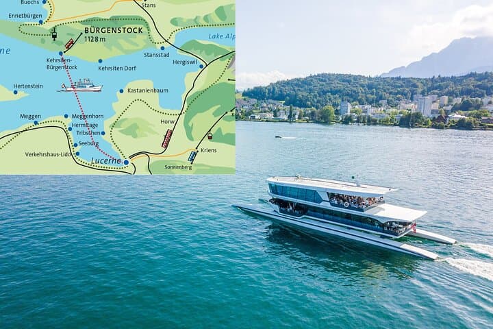 Lake Lucerne 1-Hour Catamaran Cruise — Short Scenic Round-Trip from Lucerne photo 3