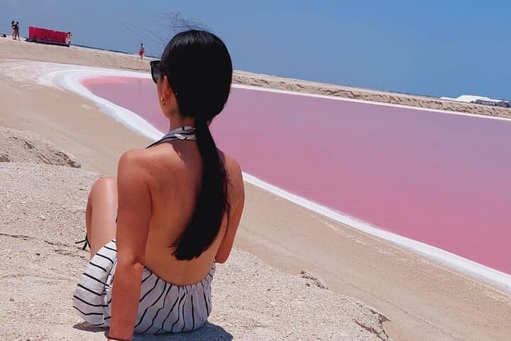 Las Coloradas and Río Lagartos Day Trip from Valladolid: Pink Lagoons, Cenote & Mayan Mud Bath photo 5