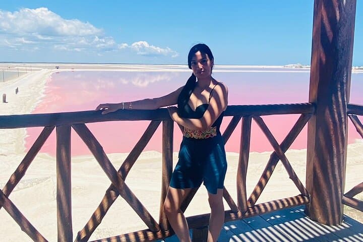 Las Coloradas and Río Lagartos Day Trip from Valladolid: Pink Lagoons, Cenote & Mayan Mud Bath photo 6