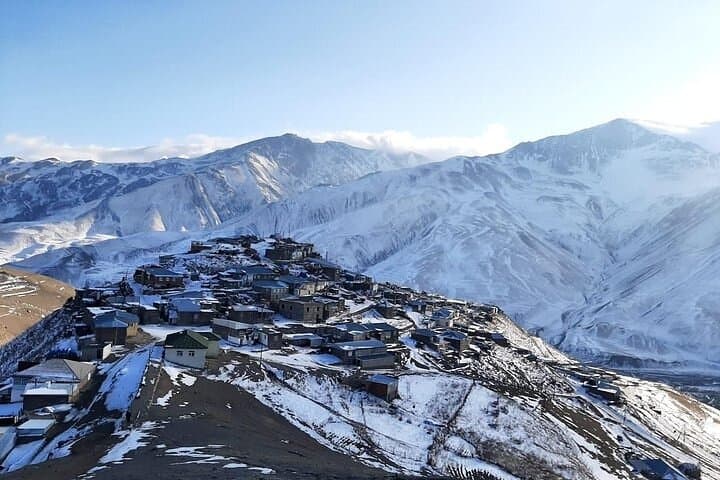 Khinalug Village & Candy Cane Mountain Day Trip from Quba