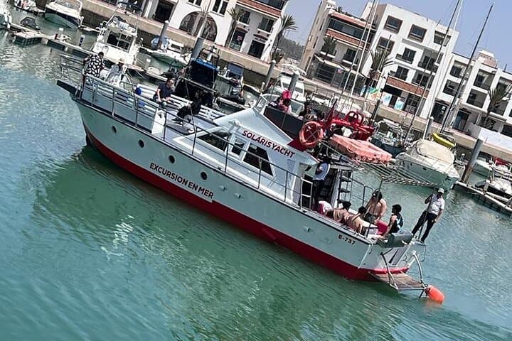 Agadir Marina Full-Day Atlantic Cruise: Fishing, Swim & Fish Barbecue