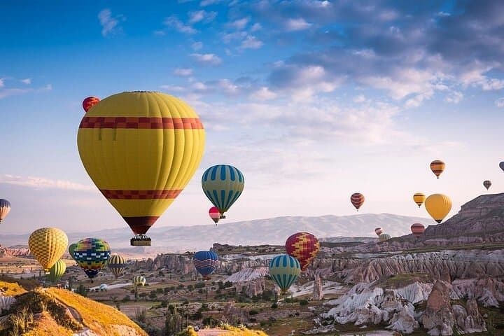 Sunrise Hot Air Balloon Flight Over Cappadocia's Fairy Chimneys