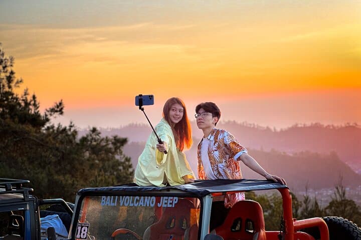 Mount Batur Sunrise Jeep Tour and Ayung River White Water Rafting photo 1