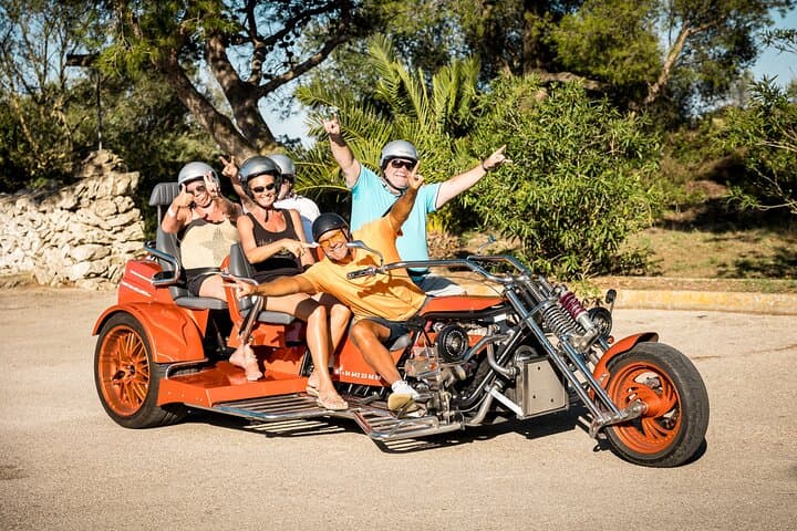 Mallorca Super V8 Trike Tour: East Coast Cliffs, Cala Pi & Randa Monastery