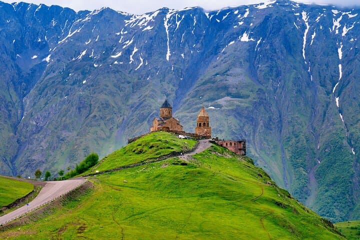 Kazbegi & Gudauri Day Trip from Tbilisi — Gergeti Church, Ananuri and High Caucasus Views