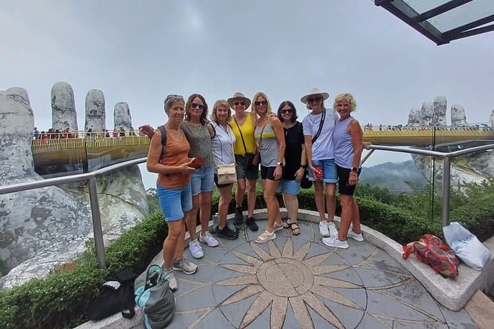 Golden Bridge, Marble Mountains & Lady Buddha: Shore Excursion from Tien Sa or Chan May