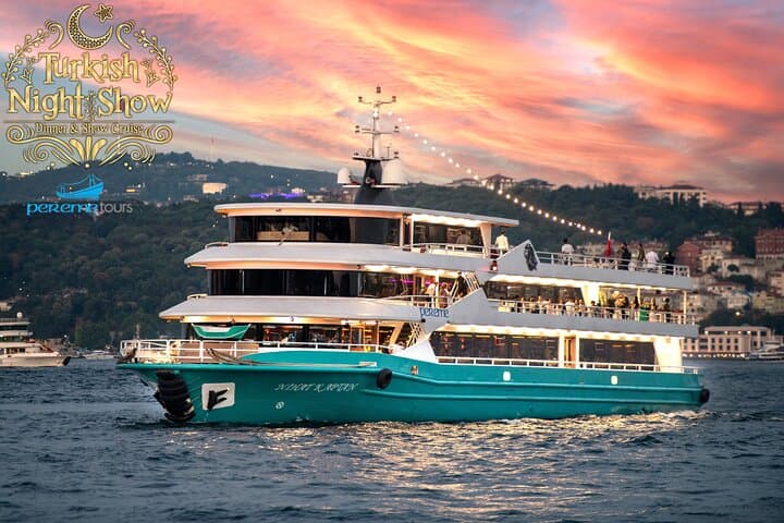 Istanbul Bosphorus Dinner Cruise — Nighttime Cruise with Dinner, Drinks & Live Shows