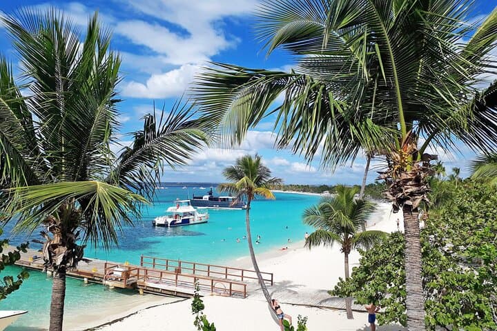 Saona Island Day Trip & Catamaran Party from Punta Cana — Natural Pool, Beach & Open Bar