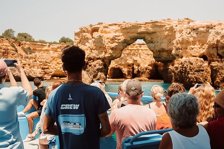 Albufeira to Benagil: 2.5-Hour Powerboat Caves and Wild Dolphin Cruise photo 4