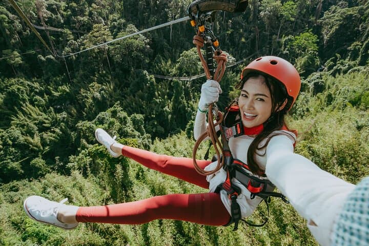 Vientiane Zipline by the Waterfall — Phou Khao Khouay Canopy Ride photo 2